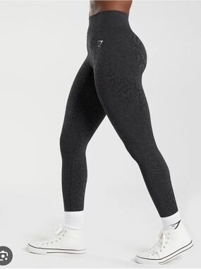 Gymshark Adapt Animal Seamless Leggings - Reef | Black
